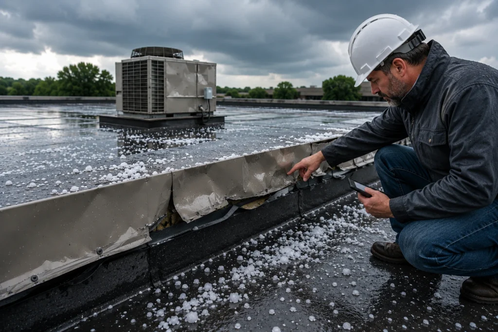 Commercial Hail Damage Insurance Claim 3
